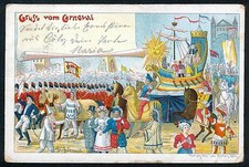 Litho lithographie karneval gebraucht kaufen  Köln