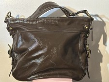 Coach brown patent for sale  Mount Holly