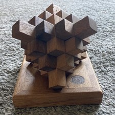 wooden brain puzzle for sale  LONDON