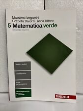 Matematica.verde seconda edizi usato  Italia