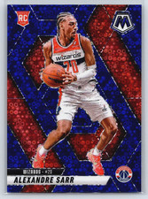 2024-25 Panini Mosaico Novatos Alexandre Sarr #216 Fast Break Azul /85 (RC) * comprar usado 2024-25 Panini Mosaico Novatos Alexandre Sarr #216 Fast Break Azul /85 (RC) * comprar usado  Enviando para Brazil