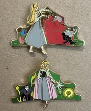 Conjunto de 2: Pins da Bela Adormecida Disney Aurora  comprar usado  Enviando para Brazil