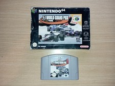 F-1 WORLD GRAND PRIX  - NINTENDO 64 PAL ESPAÑA CON CAJA ORIGINAL BOX comprar usado  Enviando para Brazil