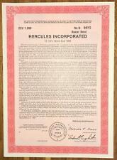 Usado, EUA Hercules Inc. 1000 Euros ECU Bond 1985 NÃO CANCELADO +cupons comprar usado  Enviando para Brazil