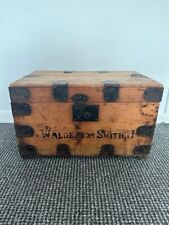 Vintage wooden trunk for sale  RHYL