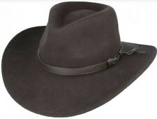 💎Chapéu de cowboy masculino esmagável 100% lã estilo Stetson chapéu de cowboy ocidental  comprar usado  Enviando para Brazil