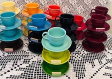 Conjunto de xícara de chá e pires Fiesta CONJUNTOS DE CORES VENDIDOS INDIVIDUALMENTE HLC Fiestaware comprar usado  Enviando para Brazil
