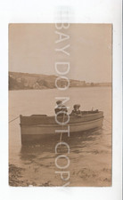 Cartão postal. Foto real, crianças em barco a remo. Possivelmente Stoke Gabriel. Dardo, usado comprar usado  Enviando para Brazil