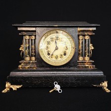 wooden painted mantel clock for sale wooden painted mantel clock for sale Georgetown