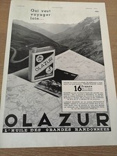 Publicité 1934 huile d'occasion  Bordeaux-