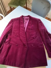 velvet smoking jacket for sale  LEISTON
