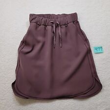 Saia Lululemon On The Fly tamanho 4 tecido roxo cereja cola W8A87S cordão comprar usado  Enviando para Brazil