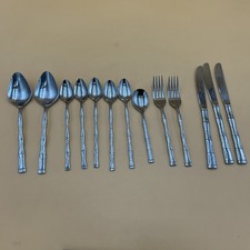 Usado, MCM Vintage Sunshine BAMBOO Conjunto de 13 Talheres de Aço Inoxidável Talheres Coreia comprar usado  Enviando para Brazil