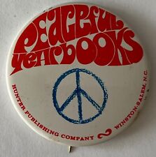 Botón Anti Guerra de Vietnam Anuarios Pacíficos Contracultura Hippie Paz Signo Pin segunda mano  Embacar hacia Argentina