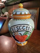 Handpainted ceramic biscotti for sale  Alton