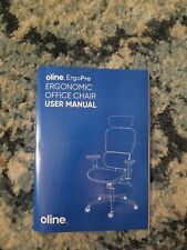 Oline. ErgoPro Silla de Oficina Ergonómica Folleto de Instrucciones Manual de Usuario segunda mano  Embacar hacia Argentina