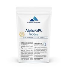 Usado, Comprimidos Alpha GPC 1000mg – Saúde do cérebro, foco, memória e suporte ao sistema nervoso comprar usado  Enviando para Brazil