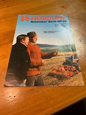 Prospekt howard rotavator gebraucht kaufen  Spraitbach