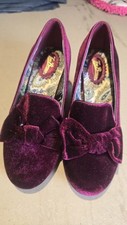 Burgundy velvet bow for sale  DERBY