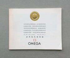 Omega warranty booklet usato  Corropoli