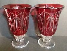 2 leaded lamps crystal for sale  Mansfield