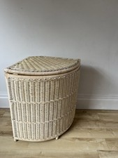 White wicker laundry for sale  MANCHESTER