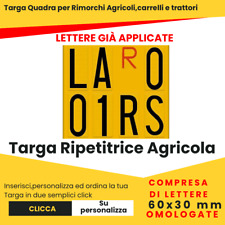 Targa ripetitrice per usato  Roma