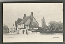 Cartão postal CWN pré 1919, casas antigas, Ashwell, Baldock, Hertfordshire comprar usado  Enviando para Brazil