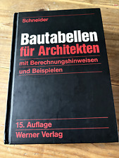 Bautabellen architekten klaus gebraucht kaufen  Düsseldorf