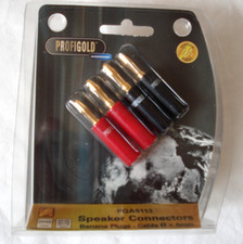 Profigold banana plugs for sale  EXETER
