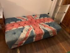 Pouf imbotto jeans usato  Cagliari