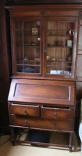Antique oak bureau for sale  PINNER