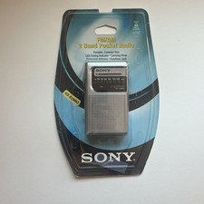 Rádio AM/FM Sony ICF-S10MK2 2 bandas bolso 1996 CAIXA ABERTA vintage retrô década de 1990 comprar usado  Enviando para Brazil