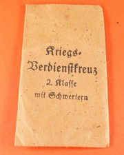 Tüte zum kriegsverdienstkreuz gebraucht kaufen  Haltern am See