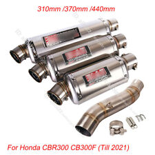 Usado, Silenciador de escape 51 mm escape tubulação média escape motocicleta Honda CBR300 CB300F comprar usado  Enviando para Brazil