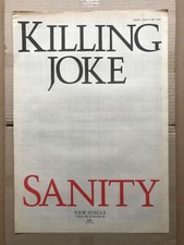 Killing joke sanity for sale  CHESTERFIELD
