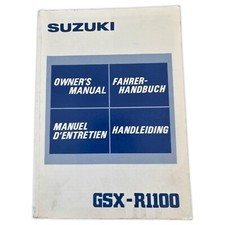Suzuki GSX-R1100 GSXR1100 G 1986 Manual do Proprietário 99011-06B20-01U comprar usado  Enviando para Brazil