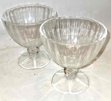 Glass sundae dishes for sale  BRIDGEND