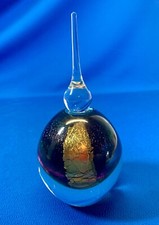 GARRAFA E ROLHA DE PERFUME DE VIDRO SOPRADO À MÃO EICKHOLT 1997, usado comprar usado  Enviando para Brazil