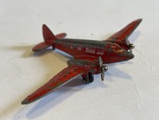 Avião Dinky fundido antigo 62m velocidade aérea enviado aeronave de transporte leve vermelho comprar usado  Enviando para Brazil