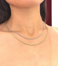 Collana donna funetta usato  San Tammaro