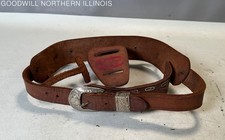 Vintage brown leather for sale  Rockford