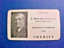 Vintage political card for sale  Felton