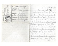 Lettre prisonnier guerre d'occasion  France
