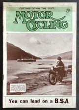 Motor cycling magazine for sale  LEICESTER