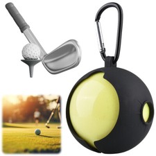 Golf Ball Holder Golf Ball Silicone Sleeve Balls Carrier Golf Ball Case (Black) comprar usado  Enviando para Brazil