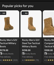 Rocky sv2 boots for sale  Peoria