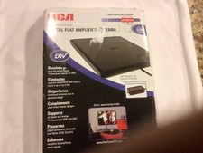 Antena multidirecional RCA interna digital plana amplificada HDTV com adaptador de energia comprar usado  Enviando para Brazil