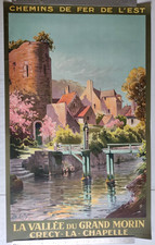 Affiche ancienne crécy d'occasion  Chartres