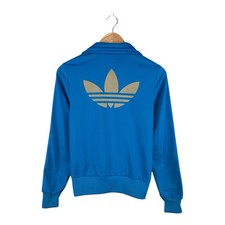 Usado, Jaqueta Track Top ADIDAS ORIGINALS Firebird Feminina Grande Logotipo Azul Tamanho 38 comprar usado  Enviando para Brazil